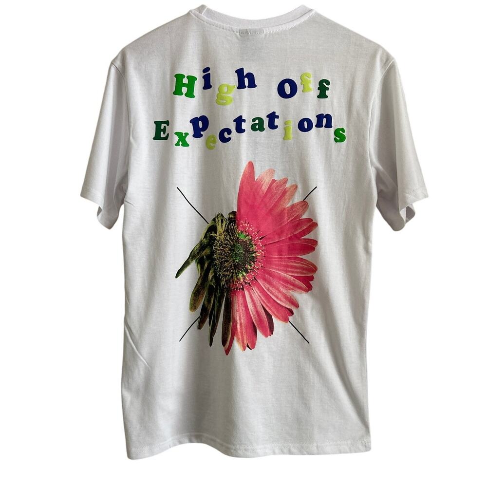 Genuine High Off Expectations Flower Graphic Tee Size Small Men's NWT - Picture 3 of 6